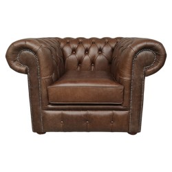 Vintage Leather Club Chair 